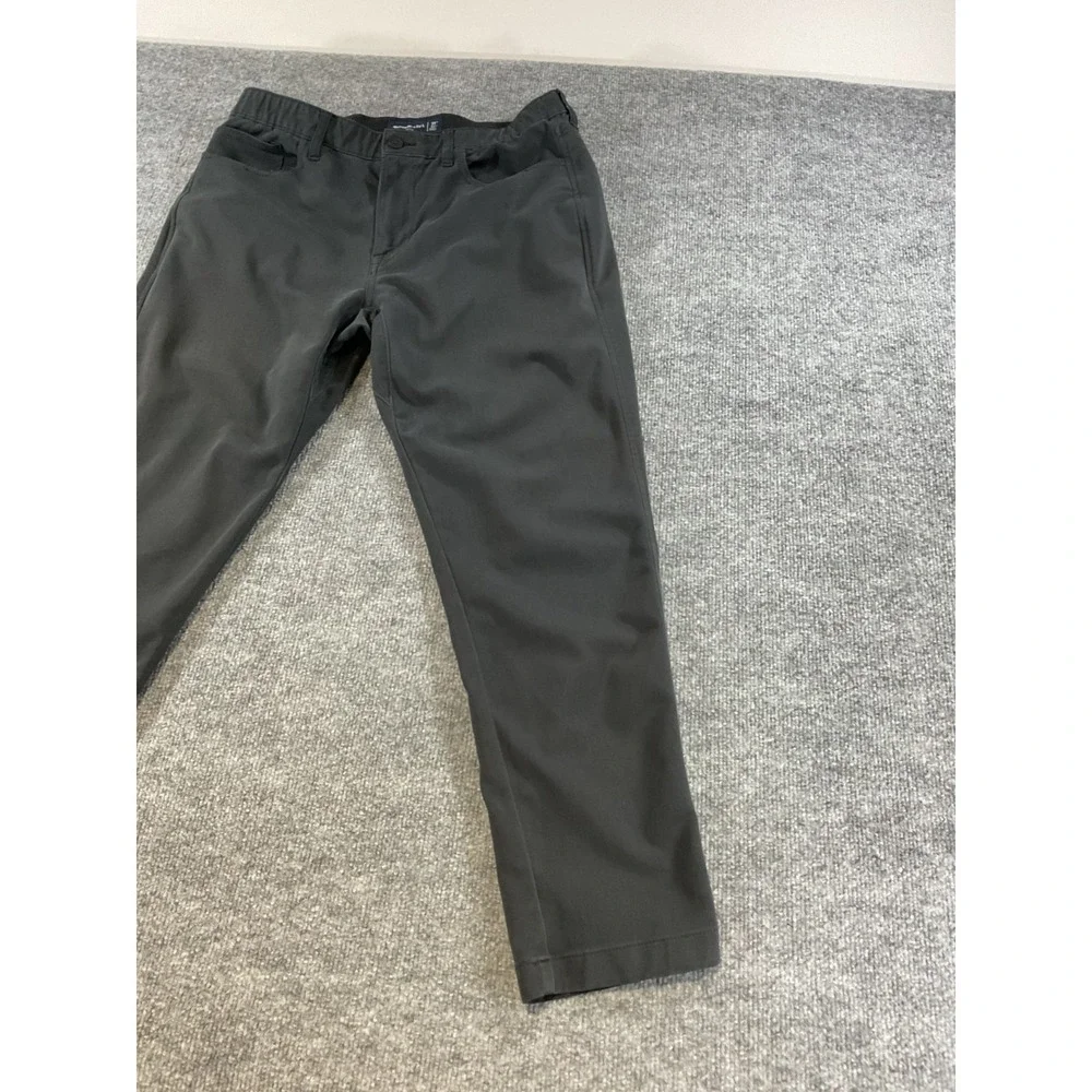 Abercrombie & Fitch Pants Mens 34x32 Black Stretch Chino Slim Straight Casual Dr
